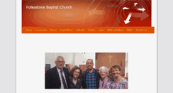 Desktop Screenshot of folkestonebaptistchurch.org