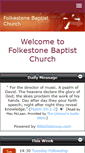 Mobile Screenshot of folkestonebaptistchurch.org