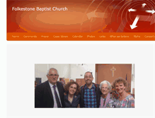 Tablet Screenshot of folkestonebaptistchurch.org